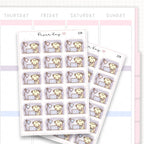 Working Late Sticker Sheet