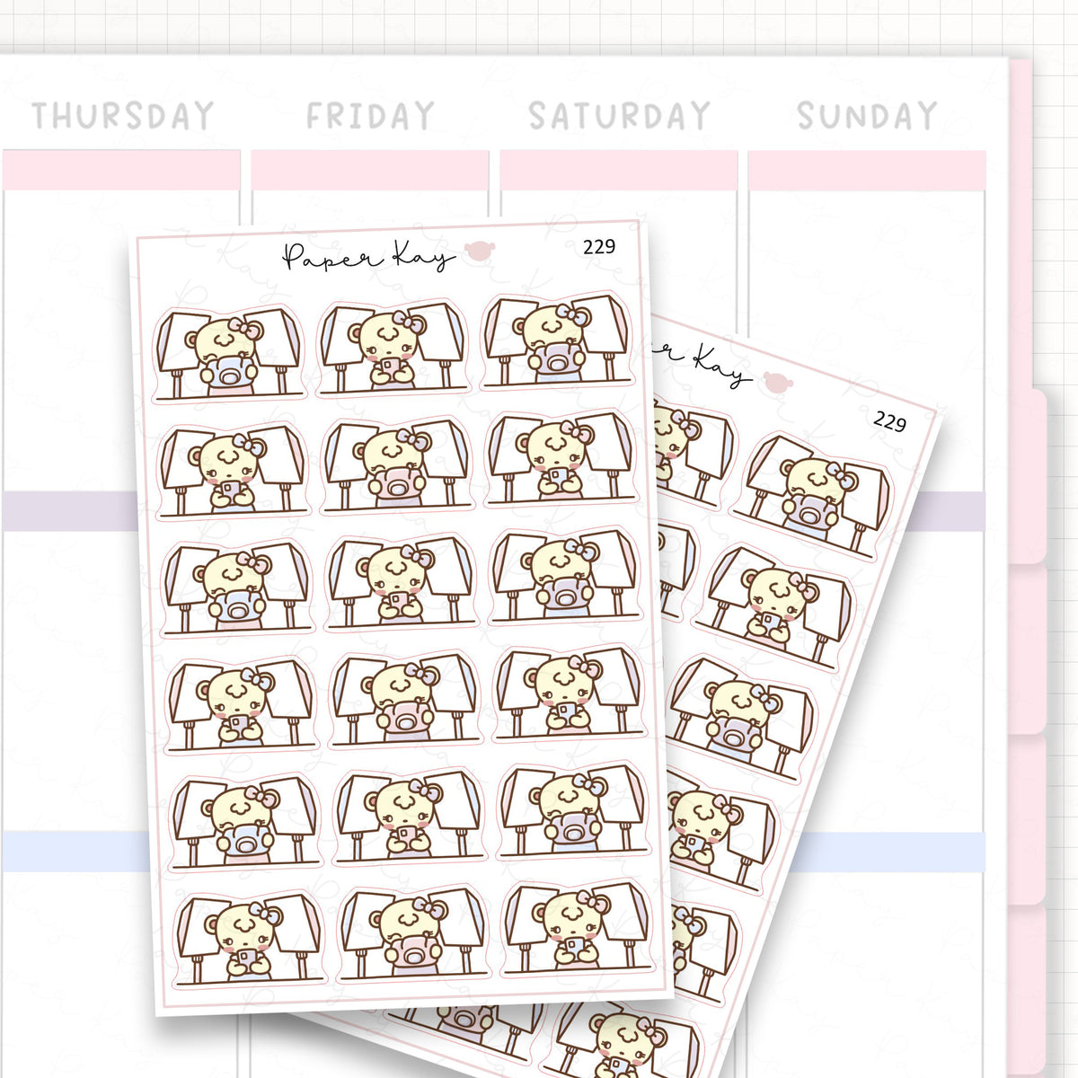 Product Photography Sticker Sheet