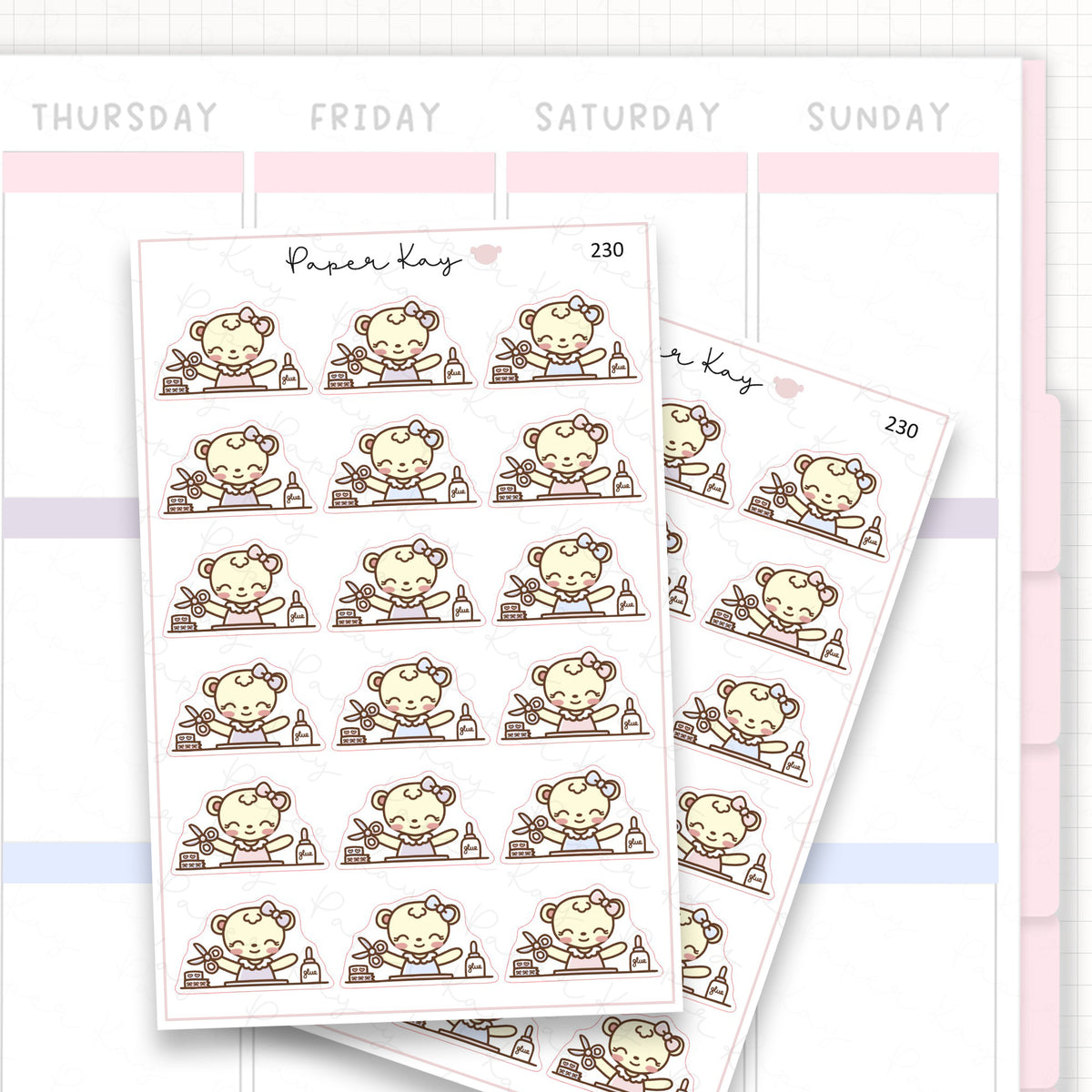 Craft Time Sticker Sheet