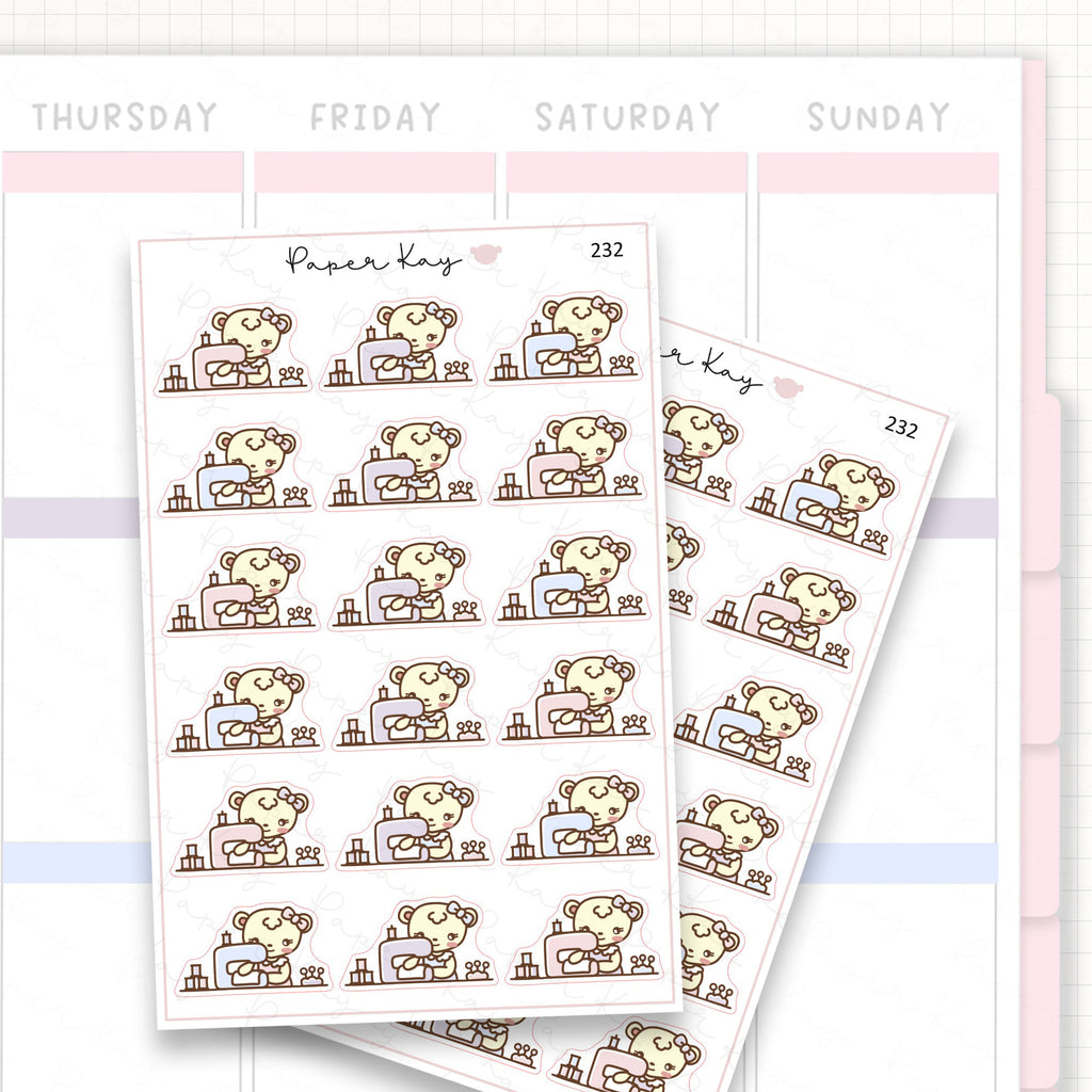 Sewing Sticker Sheet