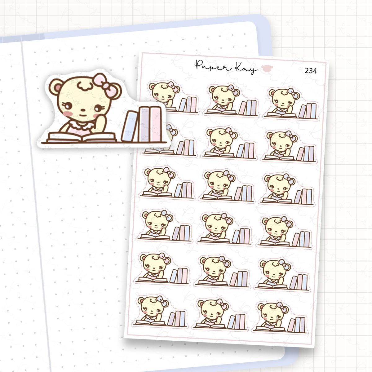 Study Time Sticker Sheet