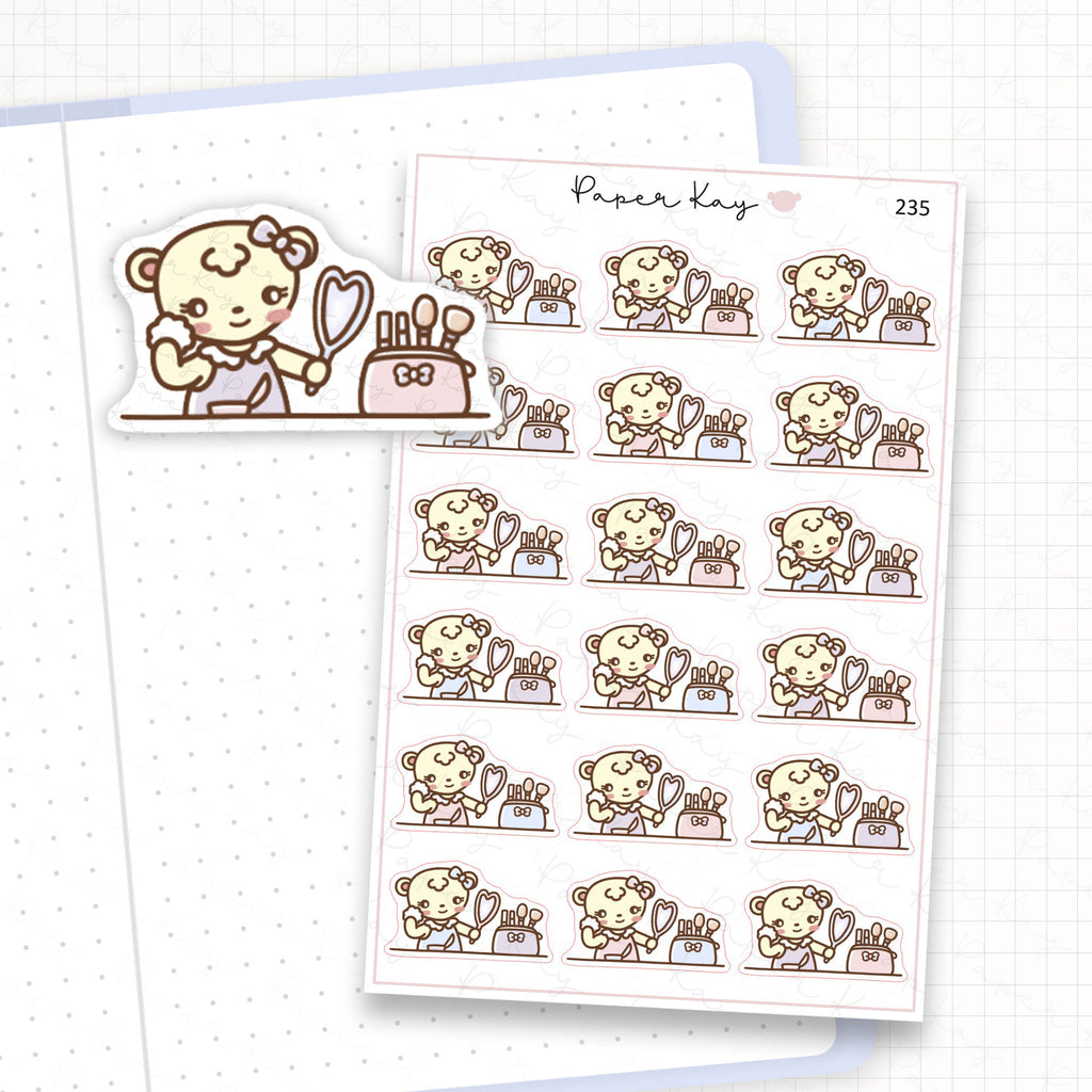 Makeup Time Sticker Sheet
