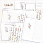 Mother and Baby on a Walk Sticker Sheet