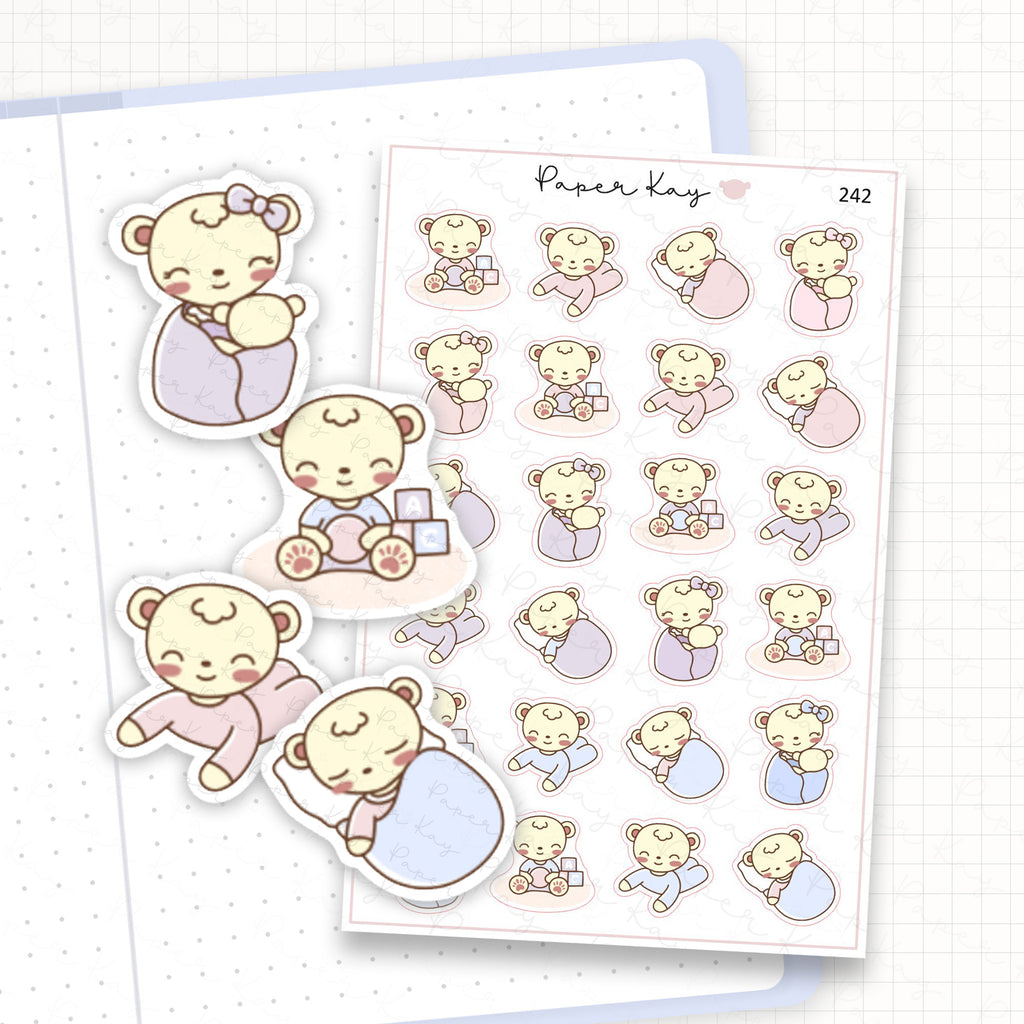 Mother and Baby Sticker Sheet