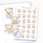 Mother and Baby Sticker Sheet