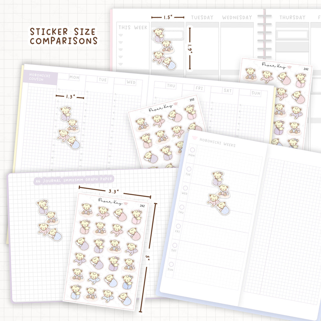 Mother and Baby Sticker Sheet
