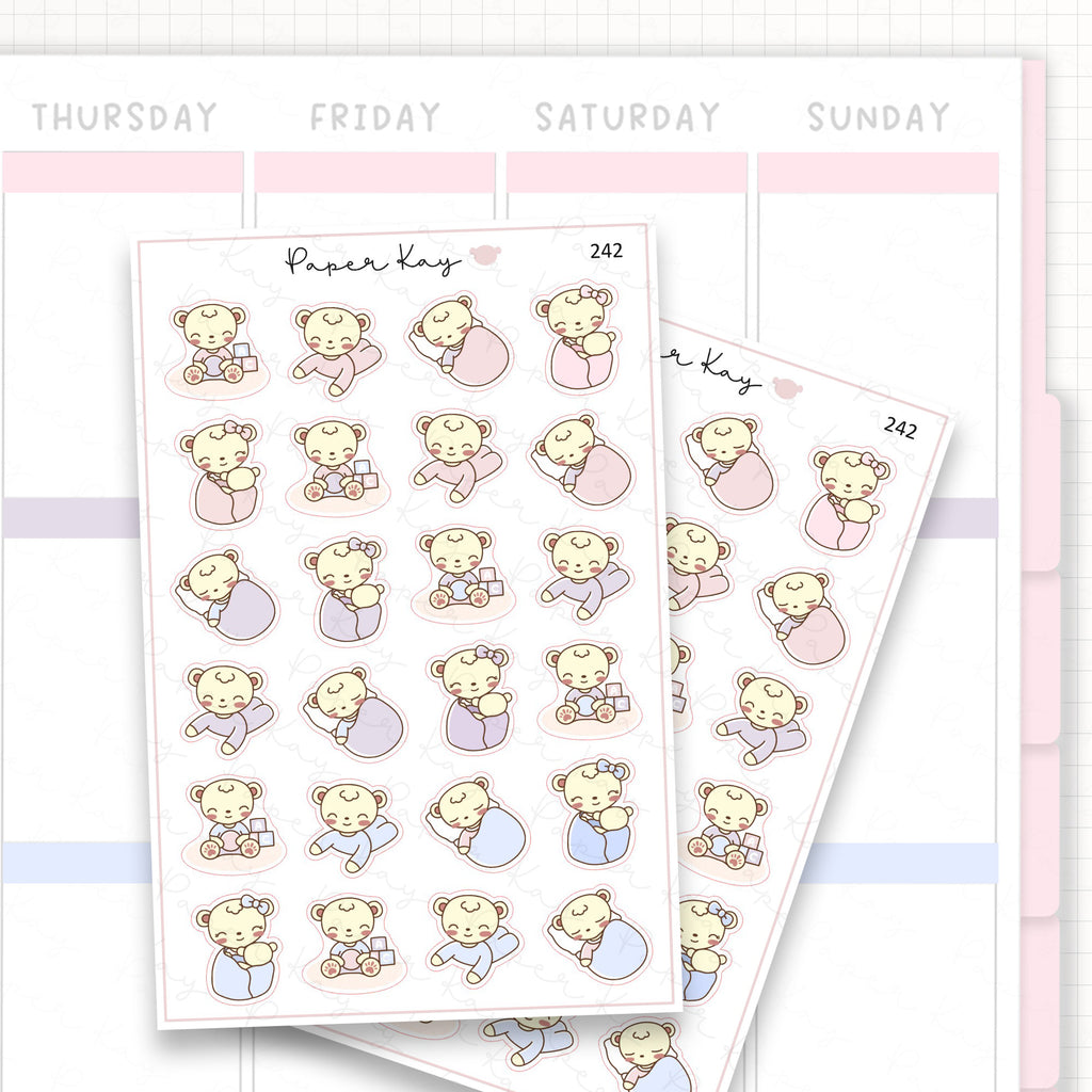 Mother and Baby Sticker Sheet