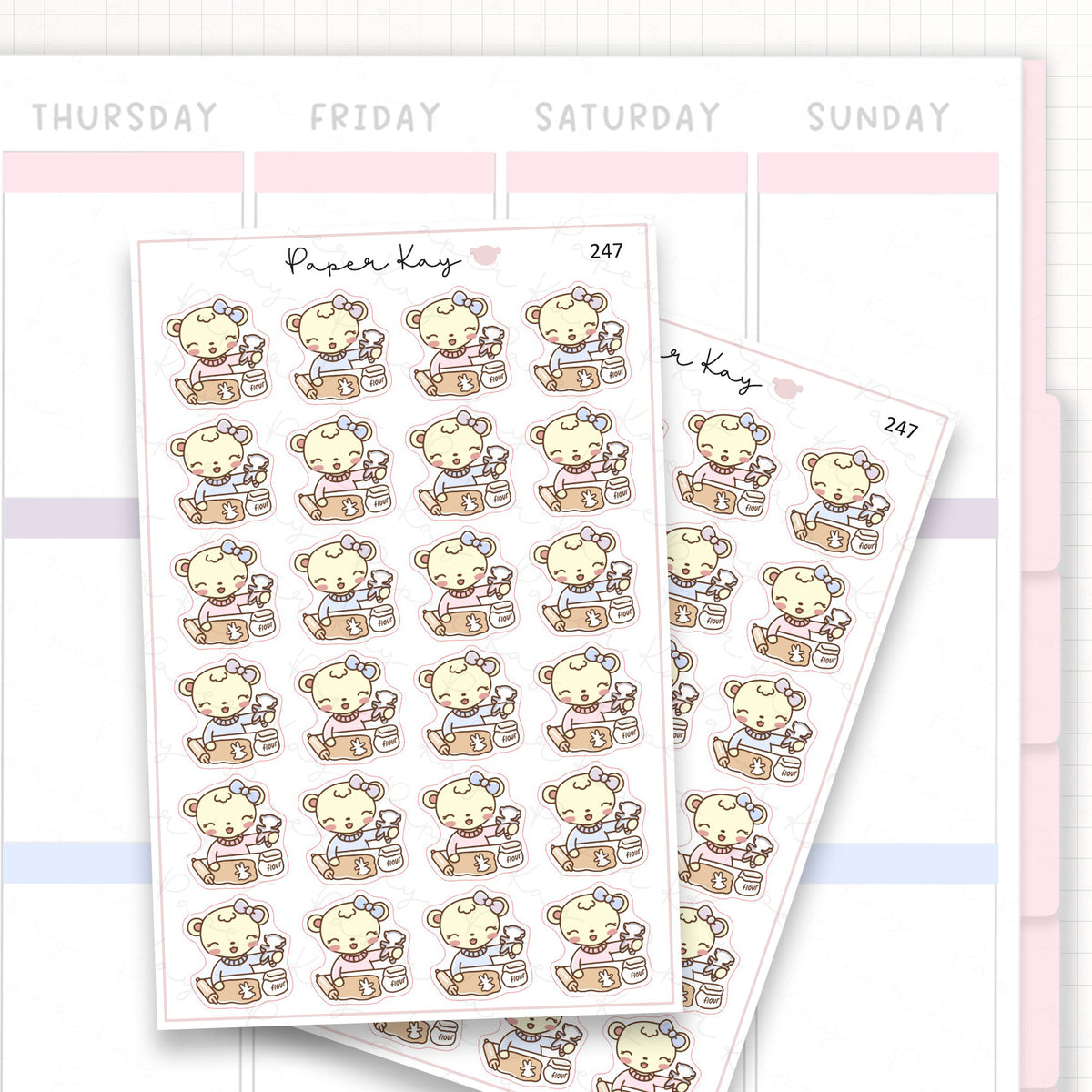 Christmas Cookies Sticker Sheet