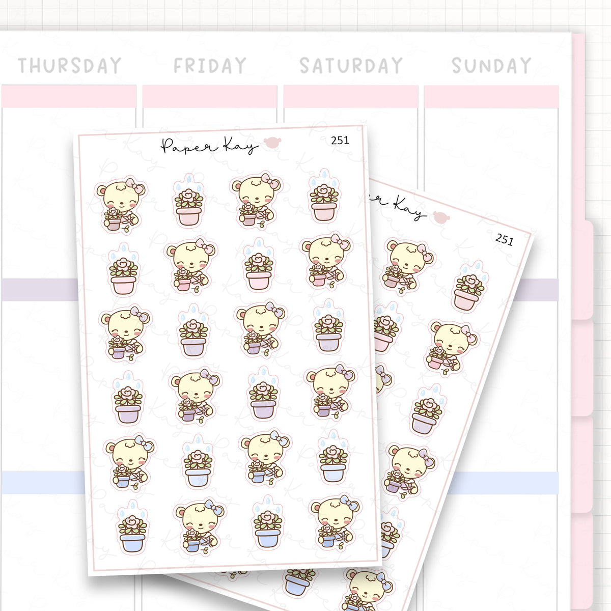 Pruning Plants Sticker Sheet