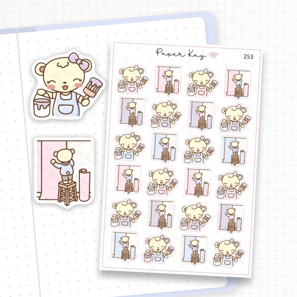 Decorating/Painting Sticker Sheet