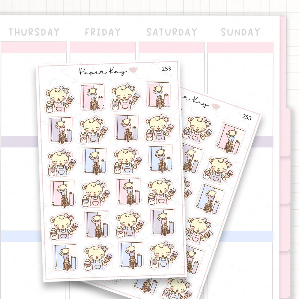 Decorating/Painting Sticker Sheet