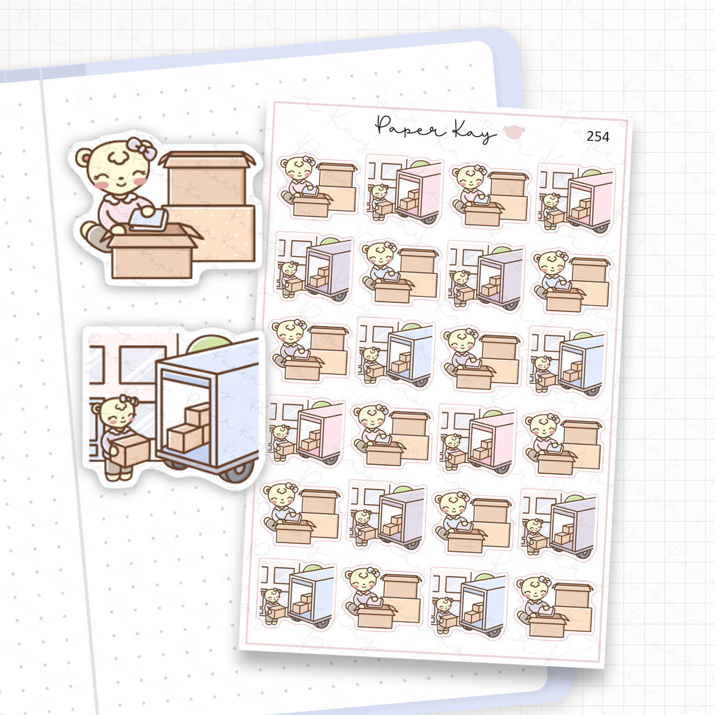 Moving House Sticker Sheet