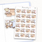 Moving House Sticker Sheet
