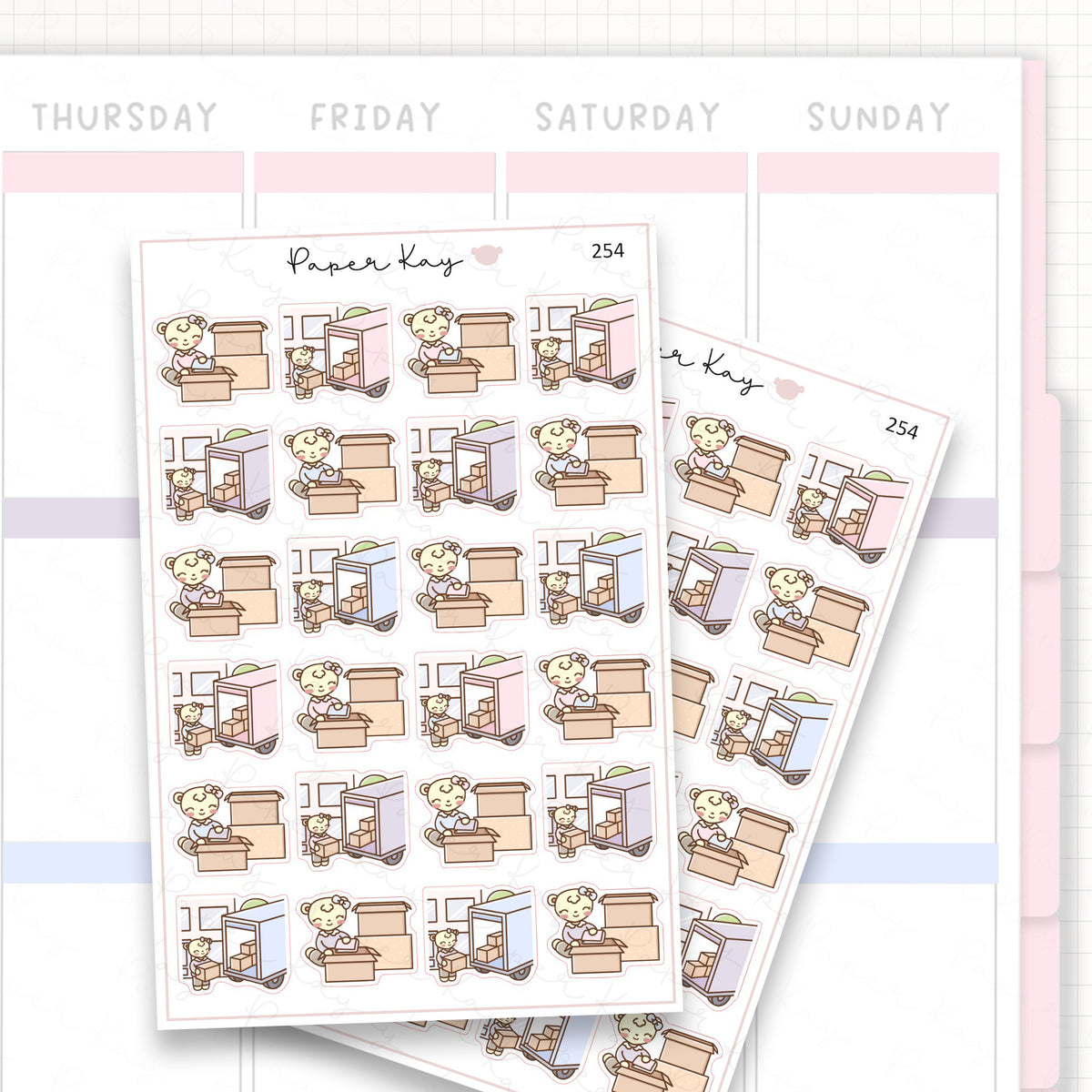 Moving House Sticker Sheet
