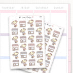 Postman/Mailman/Post Office Sticker Sheet
