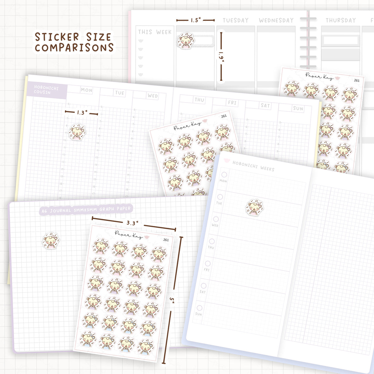 Singing Sticker Sheet