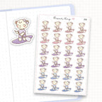 Standup Paddleboarding Sticker Sheet