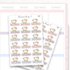 No Spend Sticker Sheet