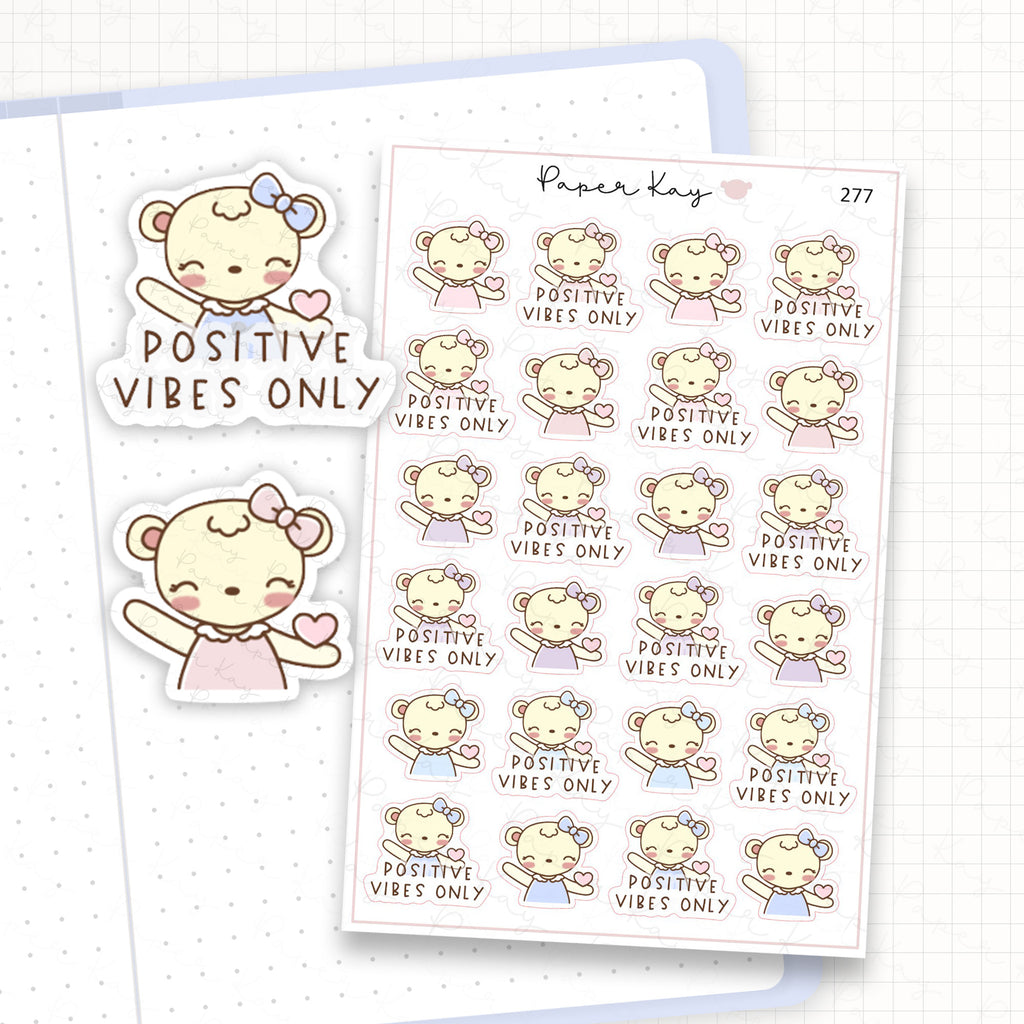 Positive Vibes Sticker Sheet