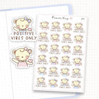 Positive Vibes Sticker Sheet