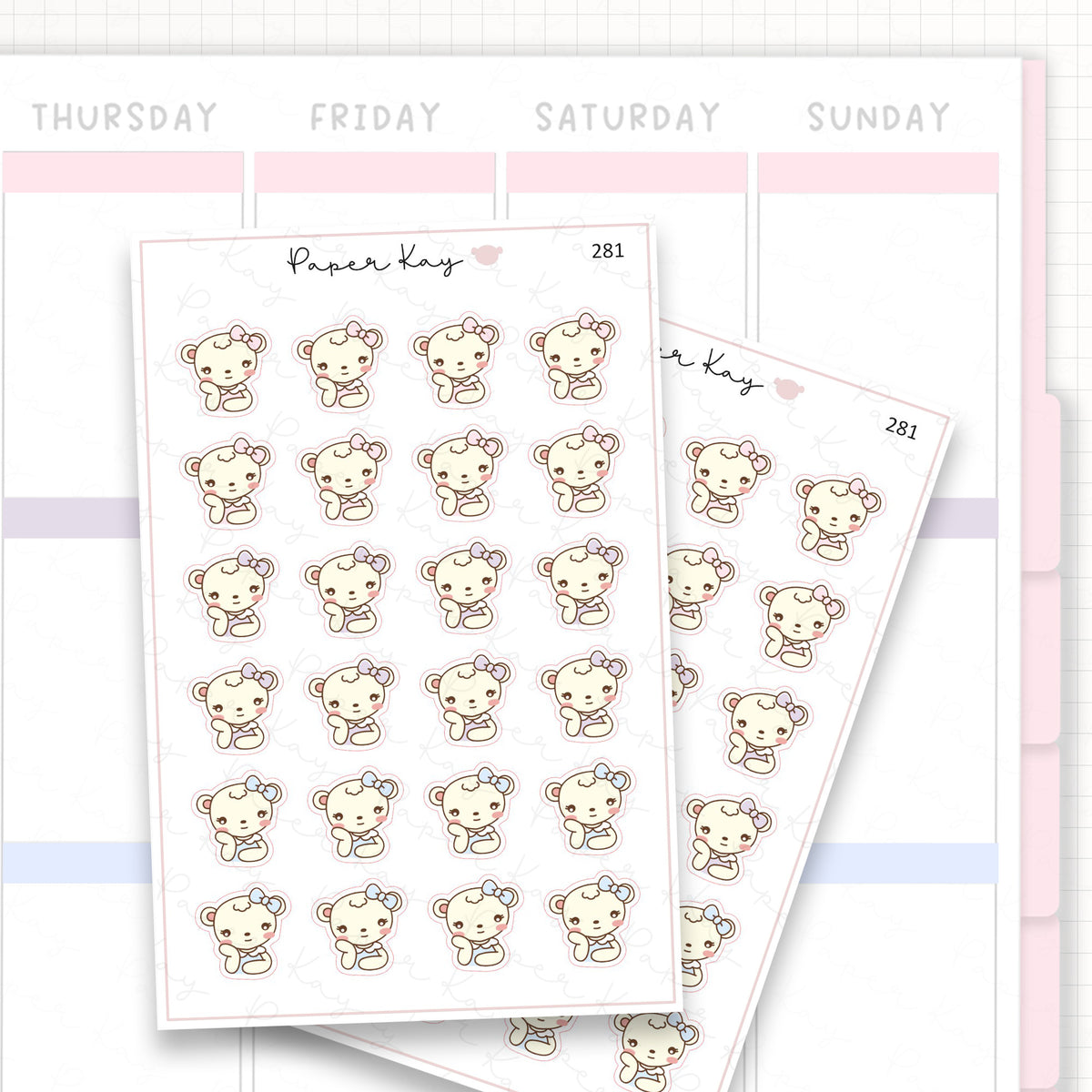 Bored Sticker Sheet
