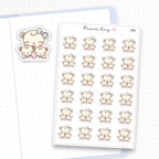 Mama Bear and Cubs Sticker Sheet
