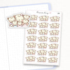 Mama Bear and Cubs Sticker Sheet