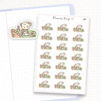 Planting Flowers/Gardening/Flower Bed Sticker Sheet