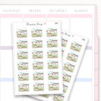 Washing Line/Laundry Sticker Sheet