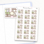 Reorganise Kitchen Cupboard/Clean Sticker Sheet