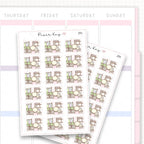 Reorganise Kitchen Cupboard/Clean Sticker Sheet
