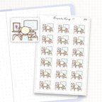Clean Bathroom Sticker Sheet