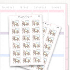 Clean Bathroom Sticker Sheet