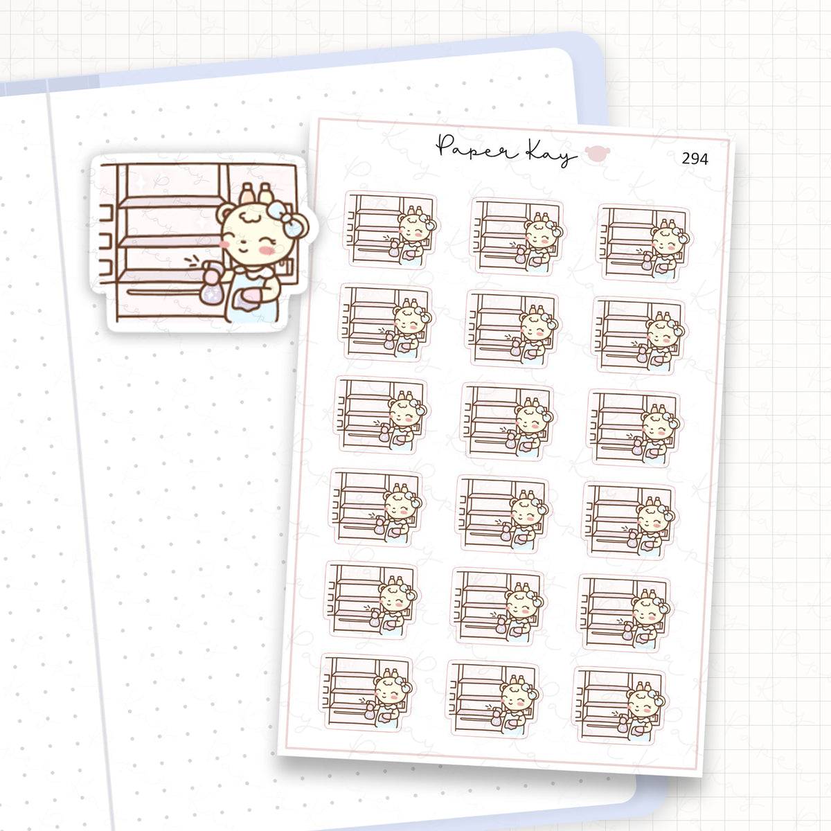 Clean Fridge Sticker Sheet