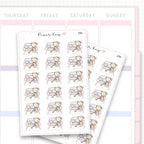Vacuuming Sticker Sheet