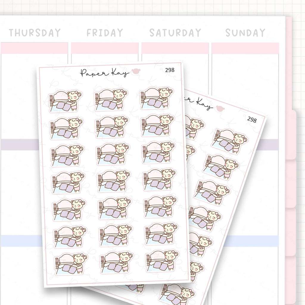 Make a Bed Sticker Sheet