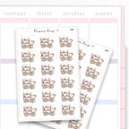 Organise Bookcase/Shelves Sticker Sheet