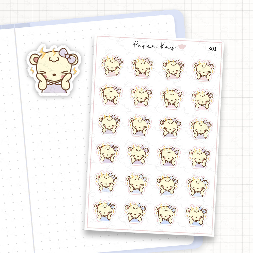 Headache Sticker Sheet