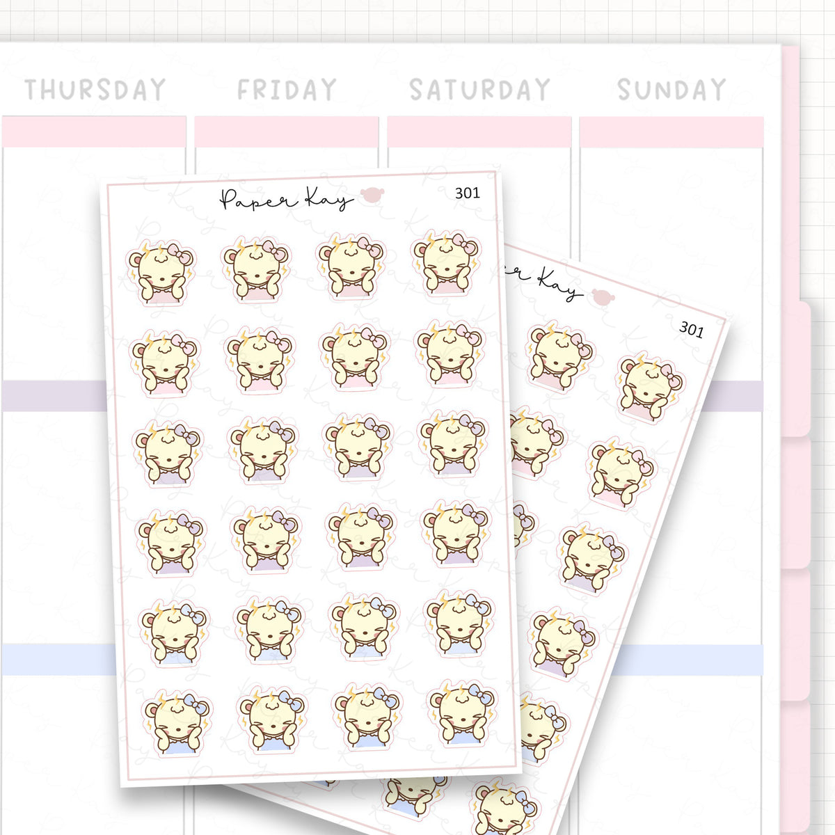 Headache Sticker Sheet