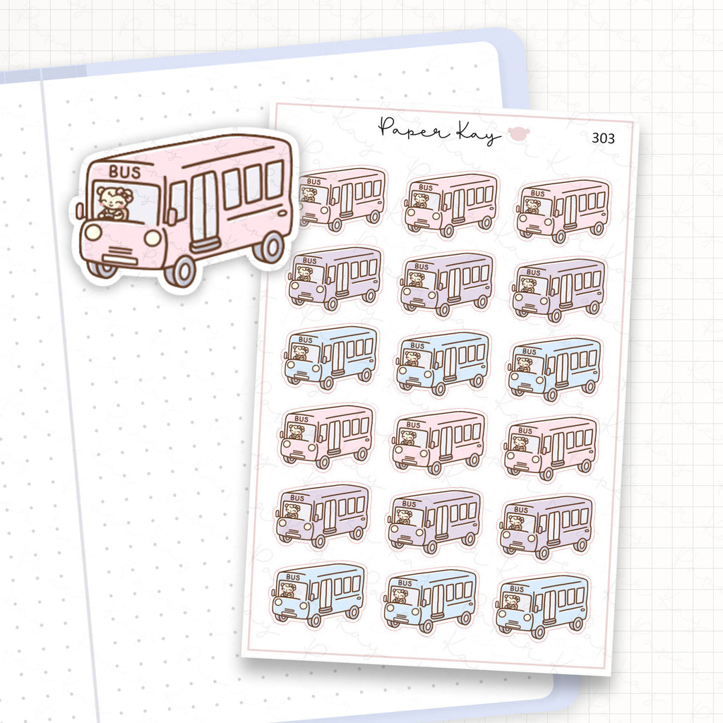 Zoomed in image of the doodles from a character planner sticker sheet.