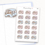 Zoomed in image of the doodles from a character planner sticker sheet.