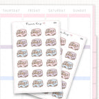 Sticker sheet product measurement.
