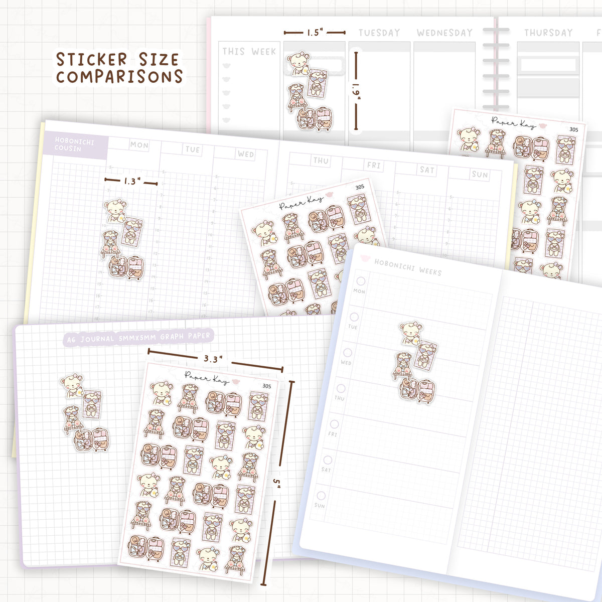 Sunbathe/Holiday Sticker Sheet