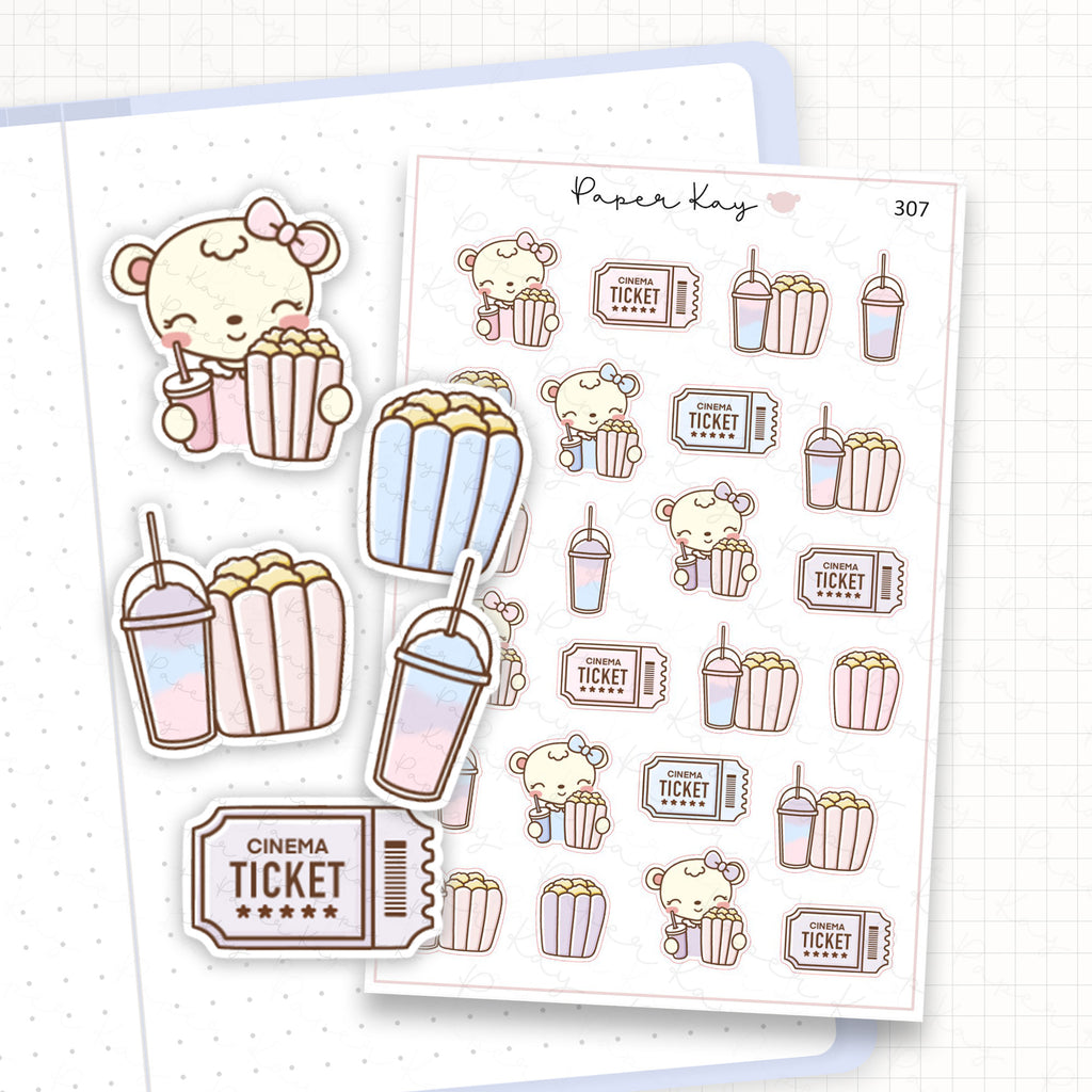 Cinema Sticker Sheet