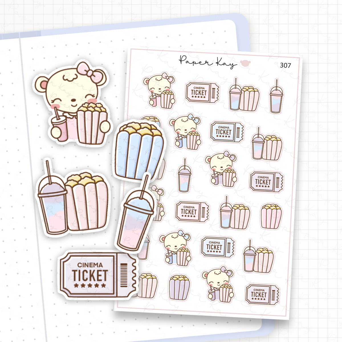 Cinema Sticker Sheet
