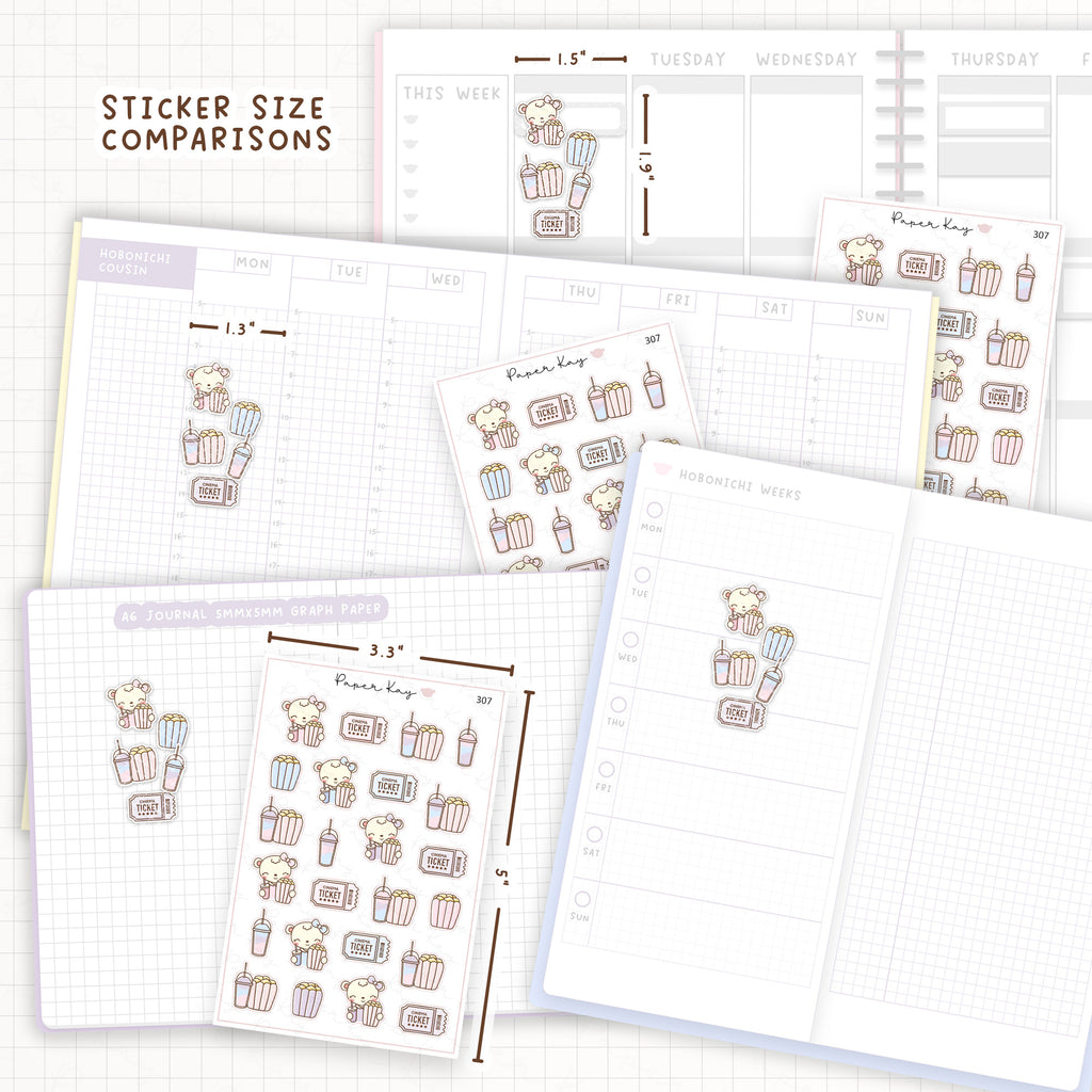 Cinema Sticker Sheet