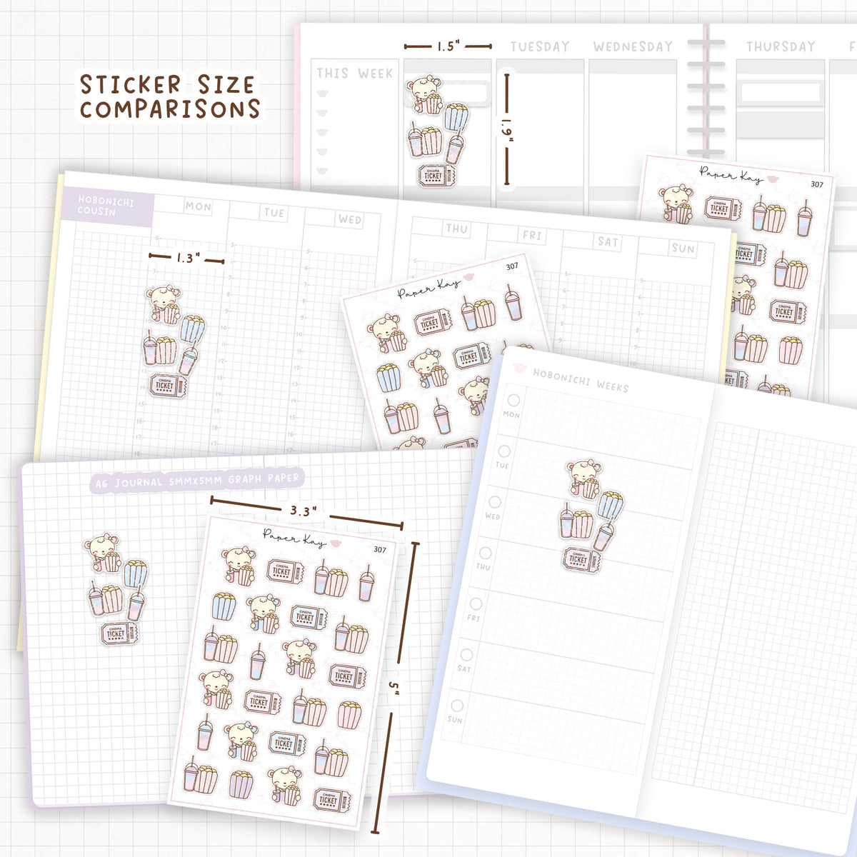 Cinema Sticker Sheet