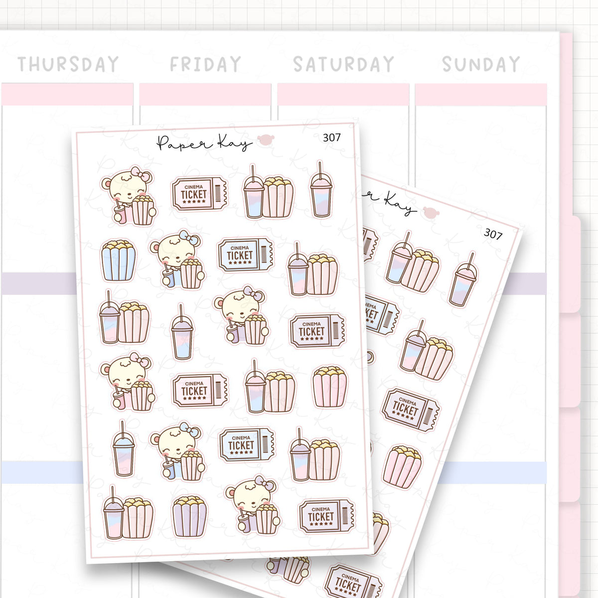 Cinema Sticker Sheet