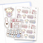 Bowling Sticker Sheet