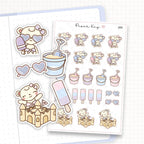 Sand Castle/Beach Sticker Sheet